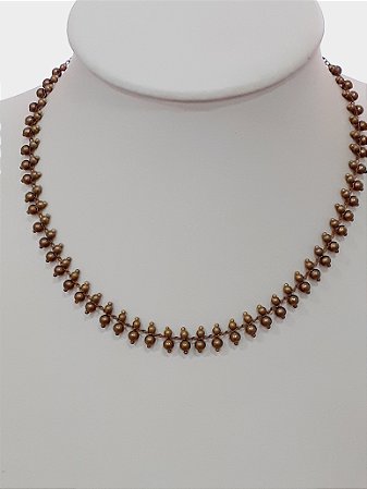 Choker  bolinha dupla