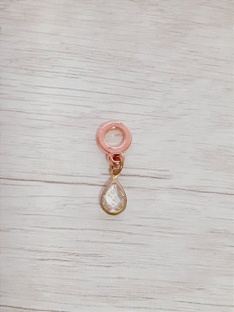 Berloque gota cristal