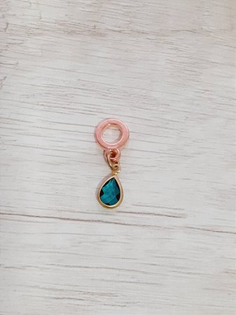 Berloque gota verde