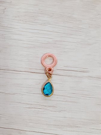 Berloque gota azul