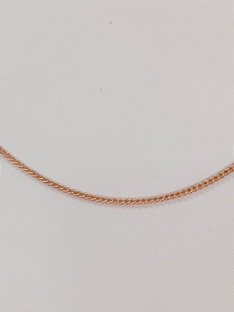 Gargantilha na corrente grumet 1mm