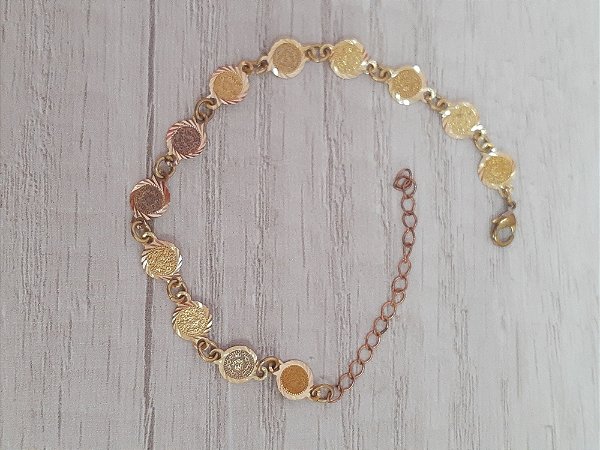 Pulseira moeda chinesa
