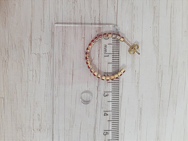 Argolas strass cores diversas
