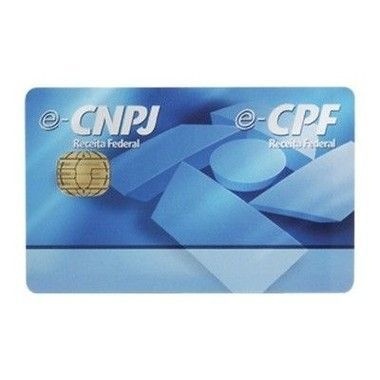 Kit 50 unidades Cartao Smart Card Gemalto e-CPF e-CNPJ - Frete Gratis