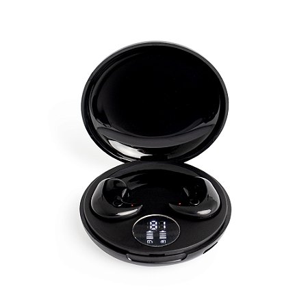 Fone de Ouvido Bluetooth com Case Carregador _ REDONDO