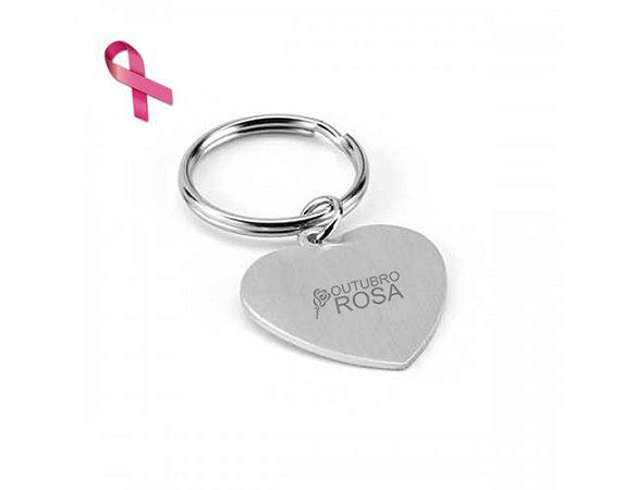 Chaveiro Plaquinha Formato Coração - Min. 100 peças - Person Laser