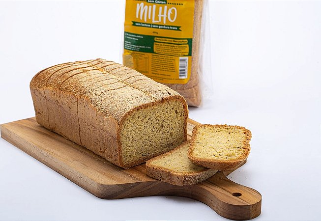 Pão de Milho Sem Glúten e Sem Lactose Delirie 450g