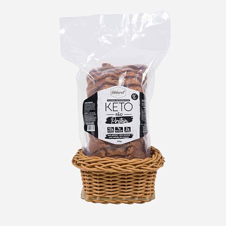 Pão de Forma KETO Protein Sem Glúten e Sem Lactose 250g