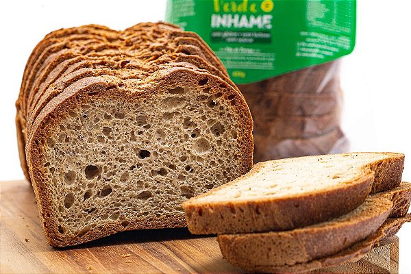 Pão de Biomassa de Banana Verde e Inhame Sem Glúten e Lactose 450g
