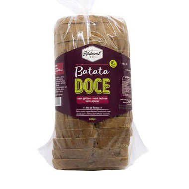 Pão de Batata Doce Sem Glúten e Sem Lactose 450g