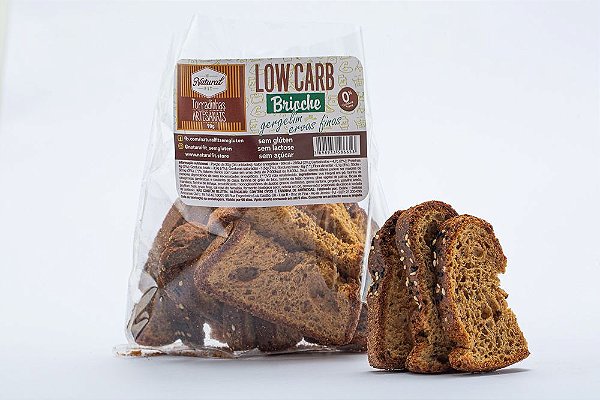 Torradinha Artesanal Low Carb Brioche Ervas Finas Sem Glúten e Sem Lactose 90g