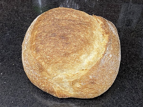 Pão caseiro de semolina | Vegano