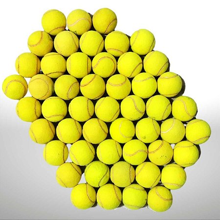 Lote com 50 bolinhas de Tênis Rcicladas para Pets, Artesanato, Terapias, Fisioterapia, Malabarismo, Brincadeiras e Etc