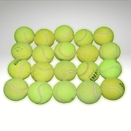Lote com 20 bolinhas de tênis recicladas para Pets, Artesanato, Terapias, Fisioterapia, Malabarismo, Brincadeiras e Etc