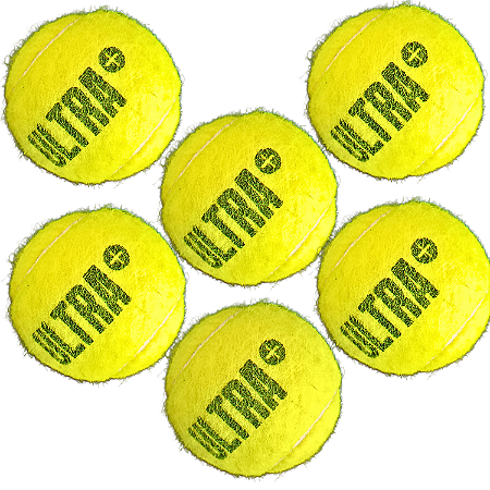 06 Bolas de Tênis Repressurizadas para Treino de Tênis