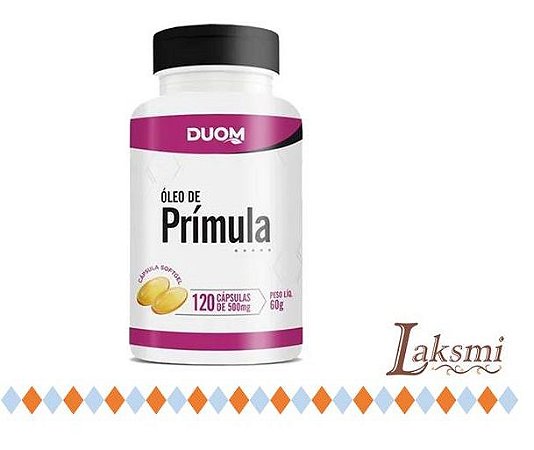 Óleo de Prímula 500 mg - 120 cáps