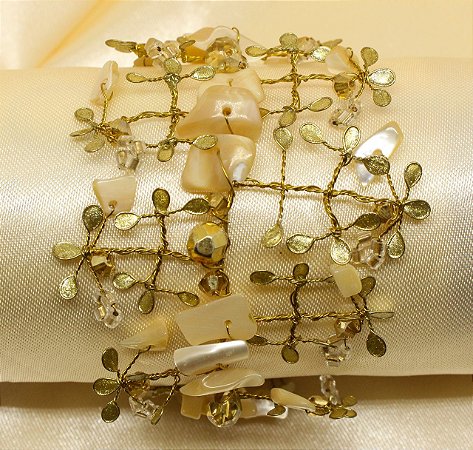 Pulseira Folhas de Anjo