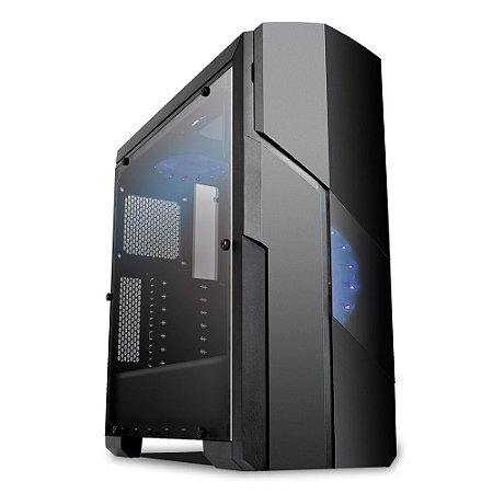 Gabinete Gamer Mymax Galaxy com 2 Fans Led azul