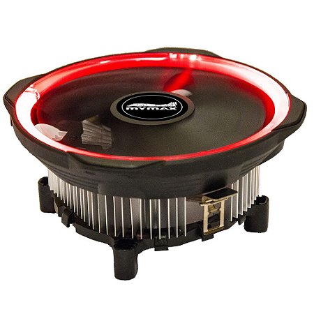 Cooler para Processador Intel E amd Mymax 120mm CCHX12-RD com LEd Vermelho
