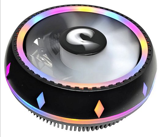 Cooler para Processador Risemode G200 RGB para Intel e Amd