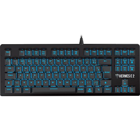 Teclado Mecânico Gamdias Hermes E2 Switch RED ABNT 2 87 teclas Led Azul