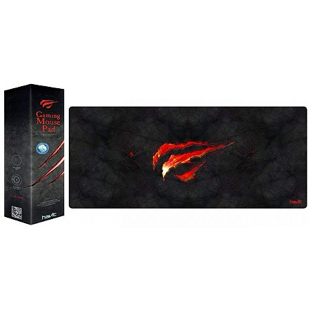 Mousepad Gamer Havit MP861 30x70cm Grande suave emborrachado