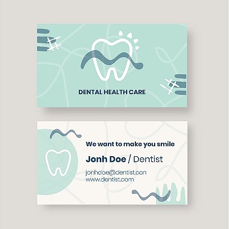 Cartão de Visita para Dentista