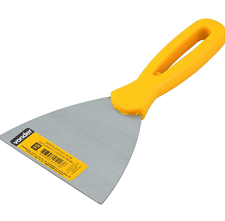 ESPATULA 4" 101,6mm COM CABO DE PLASTICO VONDER