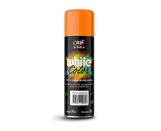 ORBISPRAY TINTA SPRAY LARANJA BRILHANTE 340ML / 190G
