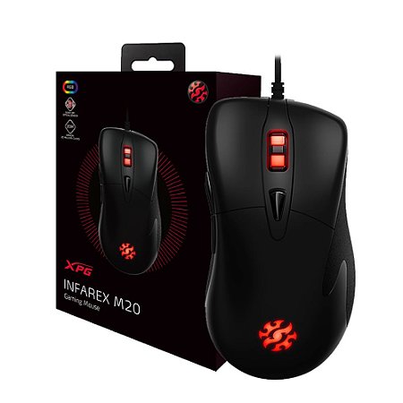 Mouse gamer XPG - Infarex M20 - RGB, 5000DPi