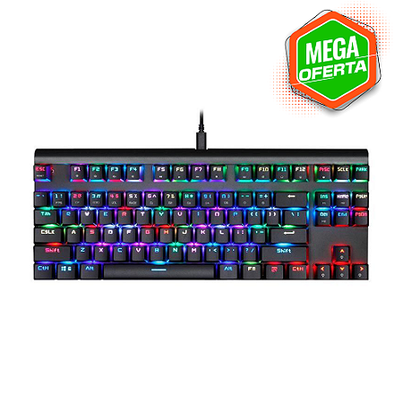 Teclado Gamer Motospeed - CK101 - RGB, Switch Outemu Blue, US