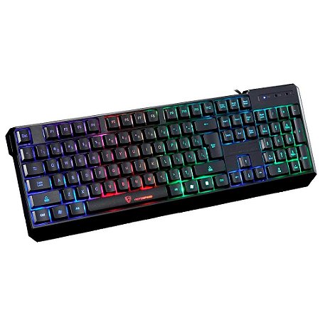 Teclado Gamer Motospeed - K70 - Rainbow, Membrana, US