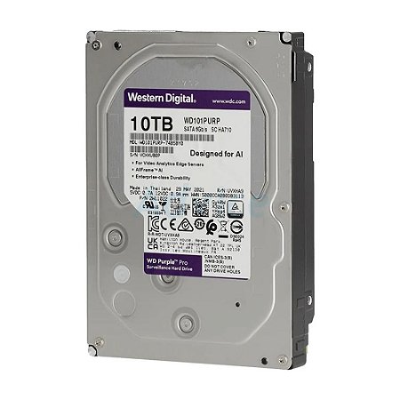 HD Wester Digital - Purple 10TB - 7200Rpm