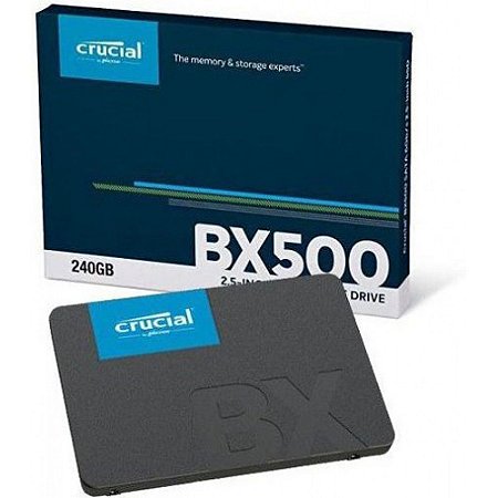 SSD Crucial - BX500 - 240GB, SATA3, 6Gbps