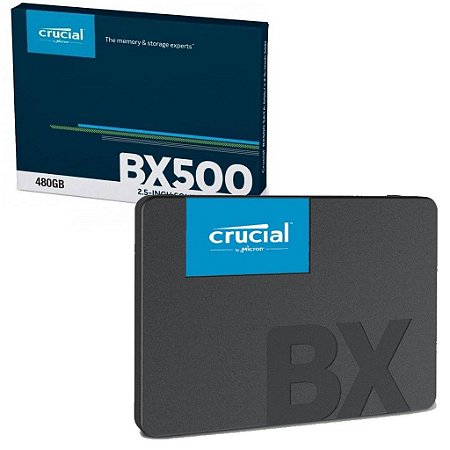 SSD Crucial - BX500 480GB - SATA3, 6Gbps