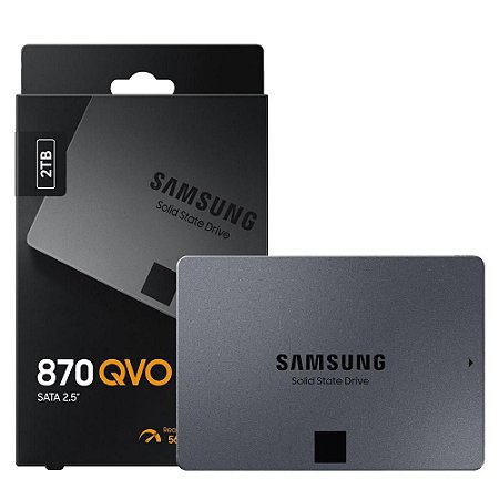 SSD Samsung - 870 QVO 2TB - SATA3, 6Gbps
