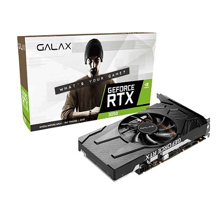 Placa de video Galax - GeForce RTX 3050 v2 - 8Gb, GDDR6, DLSS, 128bit