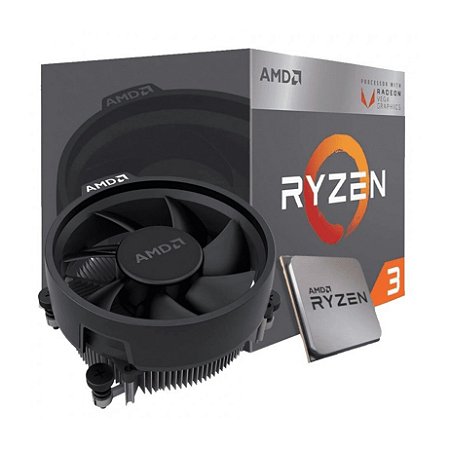 Processador AMD - Ryzen 3 3200G (Max Boost 4,0 GHz) - AM4, Radeon Vega8
