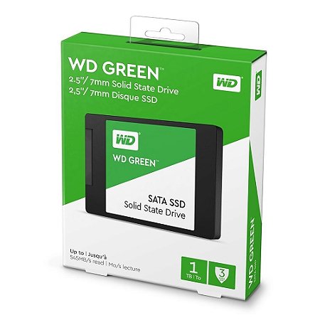 SSD Western Digital -  WD Green 1TB - SATA3, 6Gbps/s