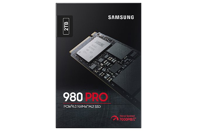 SSD Samsung - 980 PRO 2TB - M.2 NVMe, PCIe 4.0, Compatível com PS5