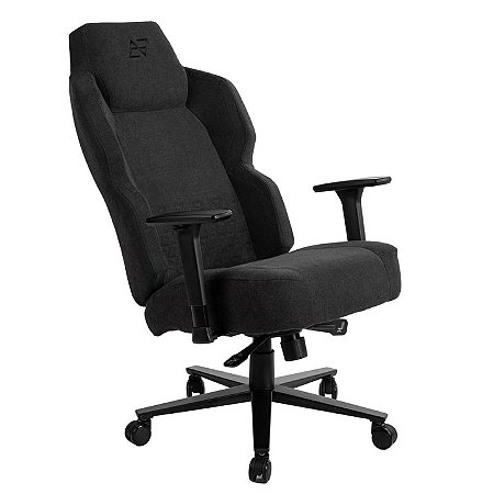 Cadeira Gamer Elements - Magna Knit Black - Aço carbono 1020, Espuma injetada 50D, Cilindro de gás classe 4