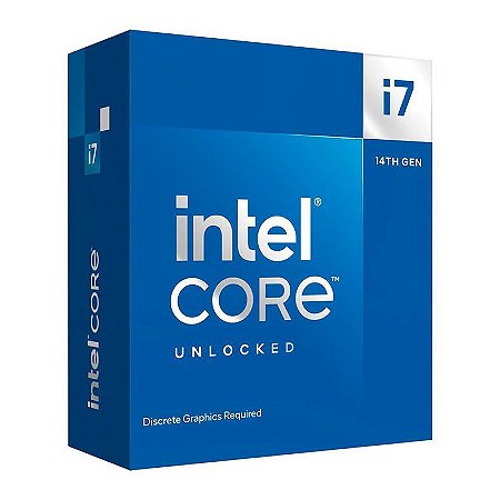 Processador Intel - Core I7 14700KF - LGA1700, 5,6GHz, 28MB Cache