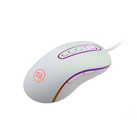 Mouse gamer Redragon - Phoenix 2 Lunar White - RGB, Sensor Avago, 10000 DPi, Polling Rate 1000Hz