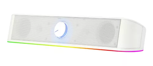 Soundbar Gamer Redragon - Adiemus Lunar White - RGB, 6W RMS