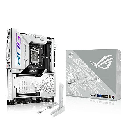 Placa mãe ASUS - ROG Maximus Z790 Formula - LGA1700, DDR5, PCIe 5.0, Wi-Fi 7, RGB, IA Overclocking, Resfriamento HybridChill