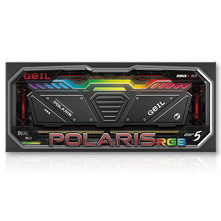 Memória RAM Geil - Polaris - RGB, DDr5, 2x16GB, 6000MHz, CL 38