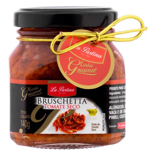 Bruschetta De Tomate Seco Gourmet 140G - La Pastina