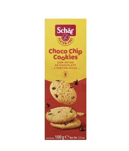 Biscoito Choco Chip com Gotas de Chocolate 100g - Schar