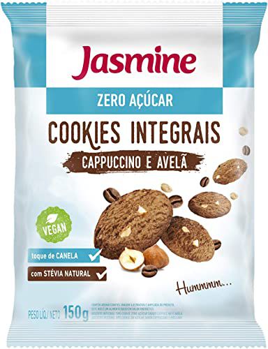 Cookies Cappuccino e Avelã  150g - Jasmine