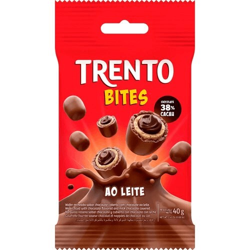 Trento Bites Ao Leite 40g